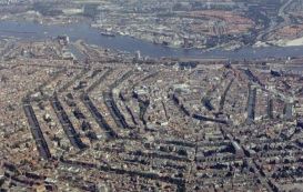 Veduta aerea centro di Amsterdam