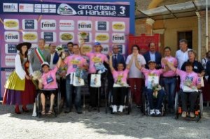Maglie Rosa del Giro d'Italia di Handbike, dopo la tappa di Casale Monferrato