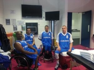 Nazionale di basket in carrozzina alle Paralimpiadi di Londra