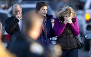 Parenti delle vittime della strage del 14 dicembre 2012 a Newtown, Stati Uniti