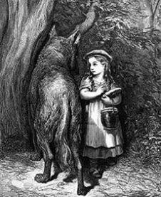 Gustav Doré, Cappuccetto Rosso e il lupo