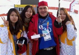 Mauro Martini, medaglia d'argento ai Giochi Mondiali Invernali Special Olympics, Corea 2013