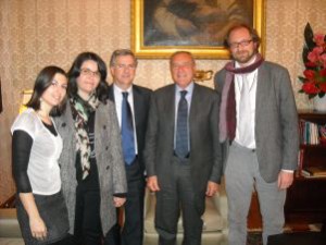 Delegazione della FIADDA con il presidente del Senato Pietro Grasso, 15 aprile 2013