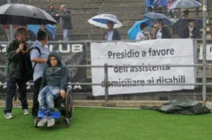 Stadio Picco della Spezia, presidio a favore dell'assistenza domiciliare ai disabili