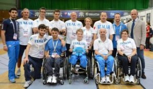 Squadra azzurra ai Mondiali Paralimpici di Scherma 2013 di Budapest