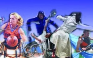 Realizzazione grafiche con atleti disabili impegnati in varie discipline sportive