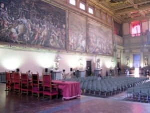 Salone dei Cinquecento a Palazzo Vecchio di Firenze