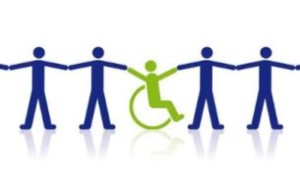 Realizzazione grafica che rappresenta il "fare rete nella disabilità"