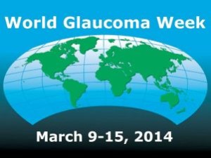Logo della Settimana Mondiale del Glaucoma 2014