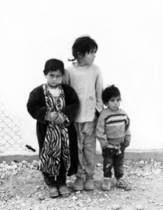 Bimbi del campo profughi di Za'atari in Giordania (foto di Giles Duley per Save the Children)