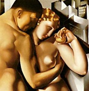 Tamara de Lempicka, "Adamo ed Eva", 1932 (particolare)