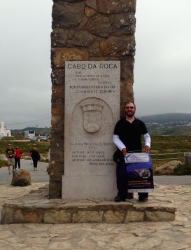 14 luglio 2014: Pietro Rosenwirth a Cabo da Roca