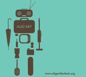 Logo del Festival "Alig'Art 2014 - Futuro anteriore", Cagliari, 19-28 settembre 2014