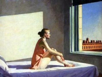 Edward Hopper, "Morning Sun" ("Sole di mattina"), 1952
