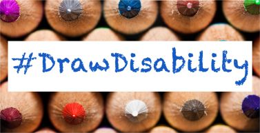 Immagine simbolo della campagna globale "#DrawDisability"