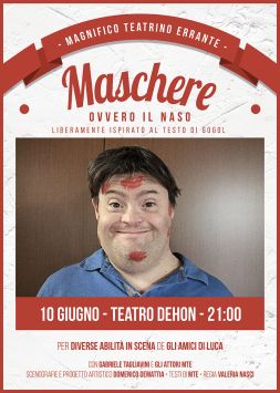 Locandina dello spettacolo "Maschere", Bologna, 10 giugno 2015