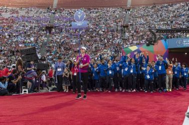 Delegazione italiana ai Giochi Mondiali Special Olympics 2015