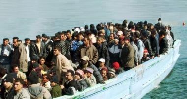 Barcone di migranti