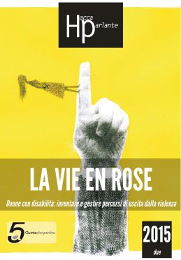 Copertina della monografia "La vie en rose" di HP-Accaparlante, ottobre 2015