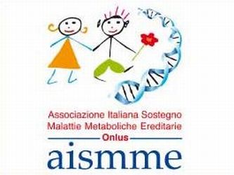 Logo dell'AISMME (Associazione Italiana Sostegno Malattie Metaboliche Ereditarie) 
