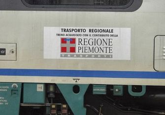 Treno regionale del Piemonte (particolare)