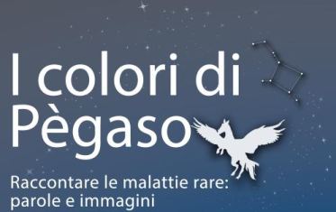 Immagine della locandina della mostra "I colori di Pègaso", Roma, 6-20 maggio 2016