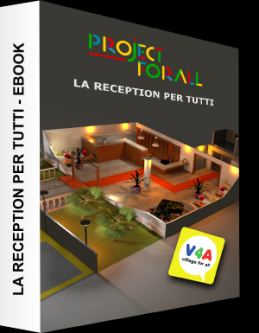 Copertina dell'e-book "La reception per tutti"