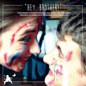 Locandina di "Hey, brother!", Fondazione Paideia, Torino, 24-25 settembre 2016