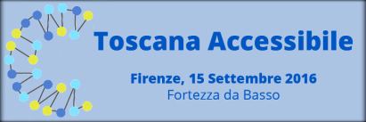 Logo della seconda Conferenza Regionale sulla Disabilità della Toscana, Firenze, 15 settembre 2016