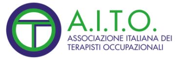 Logo dell'AITO (Associazione Italiana Terapisti Occupazionali)