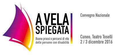 Logo del Convegno di Cuneo "A Vela Spiegata", 2-3- dicembre 2016