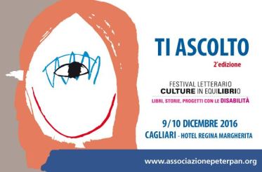 Logo del secondo Festival Letterario "Culture in equiLIBRIo", Cagliari, 9-10 dicembre 2016