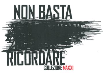 Manifesto della Mostra "Non Basta Ricordare", Roma, Fondazione MAXXI, 20 dicembre 2013-28 settembre 2014
