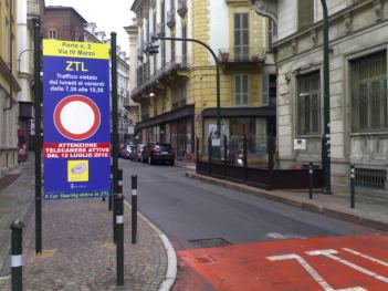 Accesso alla ZTL (Zona a Traffico Limitato) di Torino