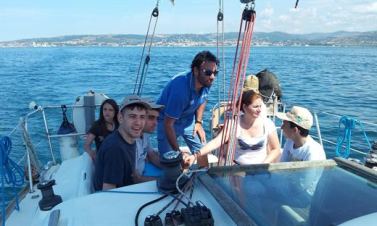 Uscita in barca a vela dei giovani con autismo dell'Associazione Il Filo dalla Torre