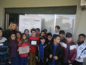 25 marzo 2017: ragazzi premiati dall'ANFFAS di Modica, per il secondo Concorso "Loredana Modica"