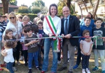 Inaugurazione parco giochi accessibile a Santa Croce sull'Arno (Pisa)