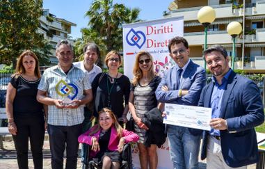 Pescara, maggio 2017: premiazione della seconda edizione di "Turismi accessibili"