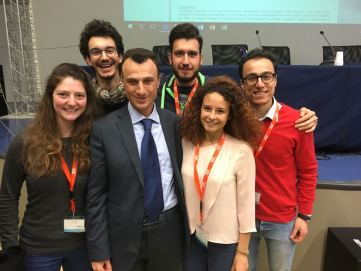 Concorso "Thinkup for Disability": studenti vincitori insieme a Presidente UICI di Torino