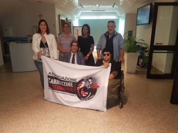 13 settembre 2017: incontro tra l'Associazione Carrozzine Determinate Abruzzo e il presidente della Regione Abruzzo Luciano D'Alfonso