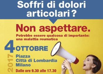 Manifesto della Giornata organizzata il 4 ottobre 2017 a Milano dall'ALOMAR