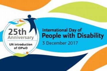 Logo della Giornata Internazionale delle Persone con Disabilità 2017