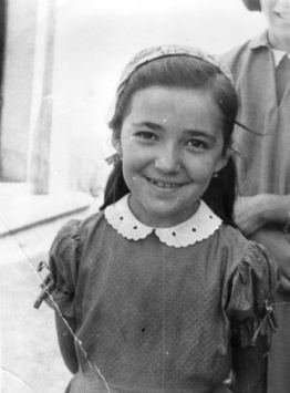 Rosanna Benzi a 8 anni