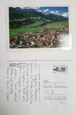Cartolina dalla Val Venosta alla Fondazione Trentina per l'Autismo