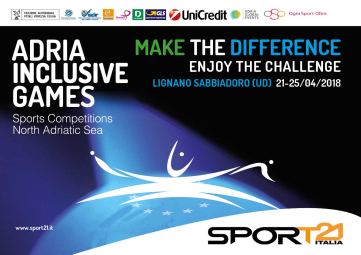 Locandina di "Adria Inclusive Games 2018"