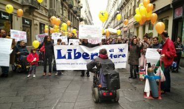 Torino, novembre 2017, manifestazione della rete Liberi di Fare