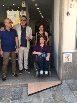Sassari, Progetto "Negozio accessibile", giugno 2018