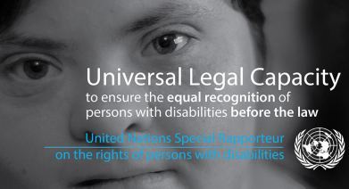 Realizzazione grafica curata dalle Nazioni Unite sull'articolo 12 della Convenzione ONU sui Diritti delle Persone con Disabilità