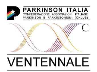 Realizzazione grafica elaborata da Parkinson Italia, in occasione del ventennale di questo 2018