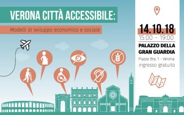 Manifesto del convegno "Verona Città Accessibile", 14 ottobre 2018